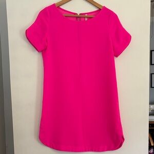 mittoshop Hot Pink Mini Dress